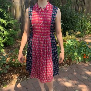 DVF "Nieves" floral silk shirt-dress